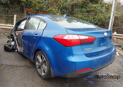 2014 Kia Forte Ex z USA, uszkodzony, nr VIN KNAFX4A87E5128051